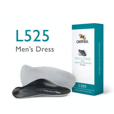 Men's Dress Posted Orthotics W/ Metatarsal Support